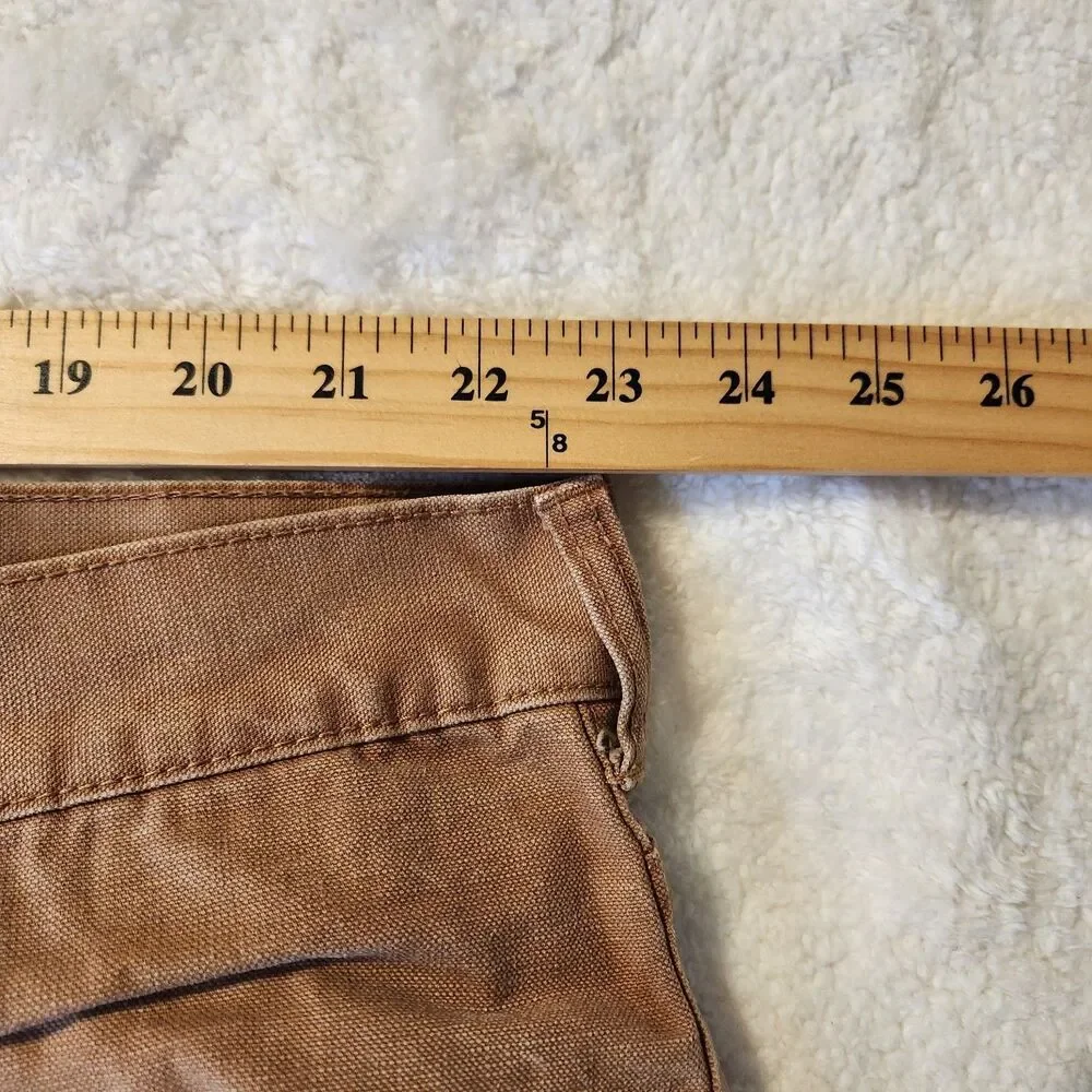 Cabela’s Outdoor Gear Mens Duck Brown Canvas Straight Leg Jeans Size 46x29* READ
